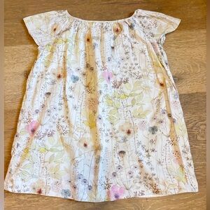 Bonpoint White Floral Dress girls 4
